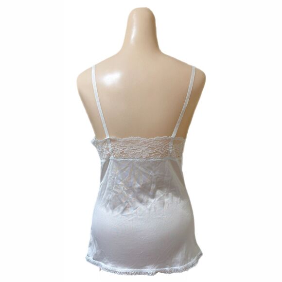 Figurfit Womens Camisole Size 34 White Lacey Feminine Sexy Lingerie Trousseau - Picture 5 of 5